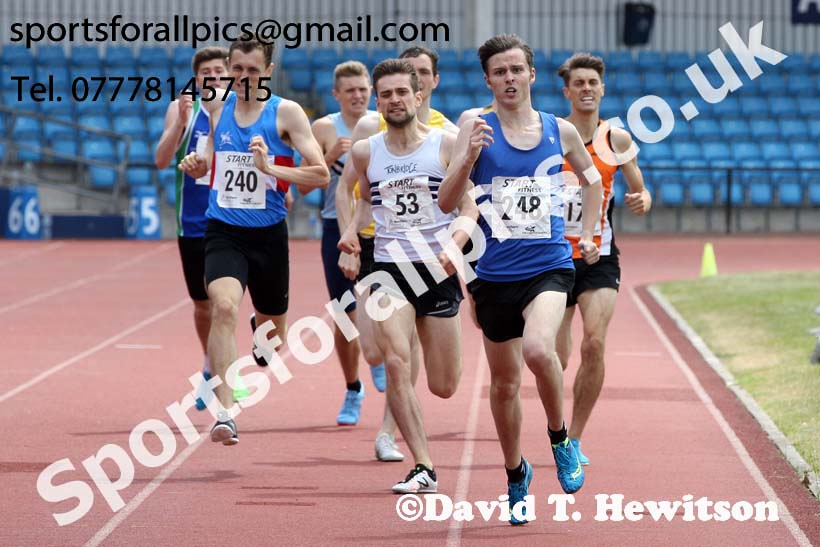 Senior mens 800 metres, Northern Senior and Under-20s Champs., Sports City, Manchester. Photo: David T. Hewitson/Sports for All Pics